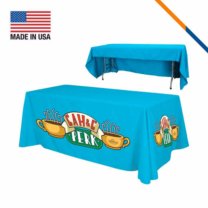 8' Venton Liquid Repellent Economy Table Throw