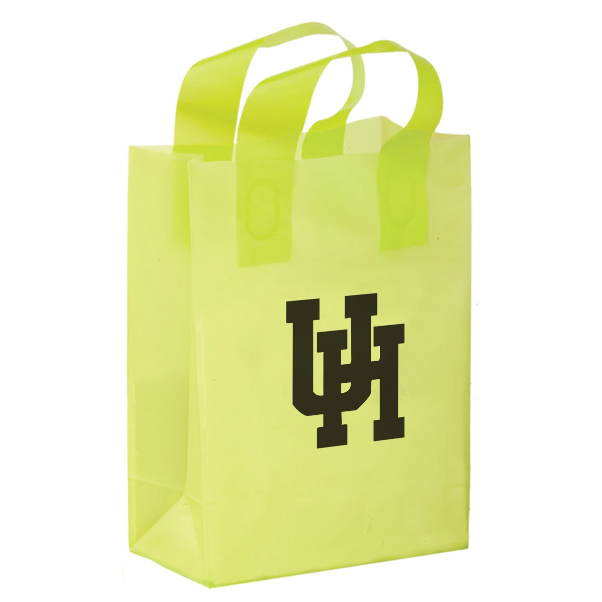Color HDPE Frosted Soft Loop Shopper 1