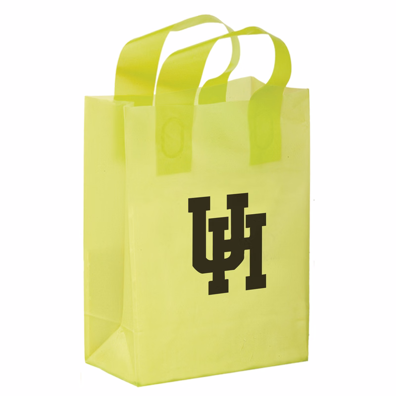 Color HDPE Frosted Soft Loop Shopper