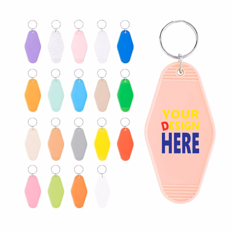 Plastic Diamond Hotel Key Tag