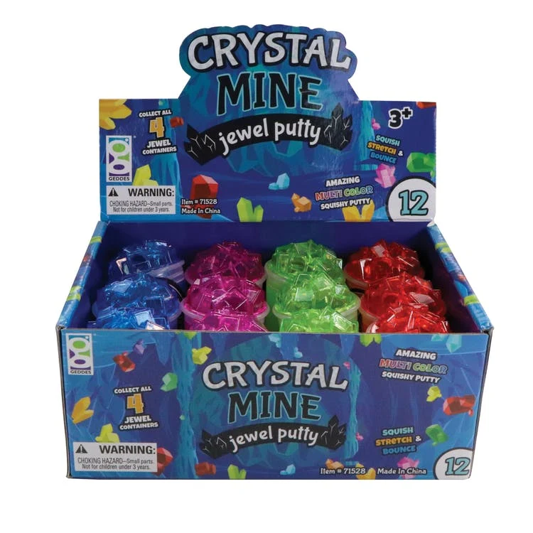 Crystal Mine Jewel Putty - Assorted Colors 1