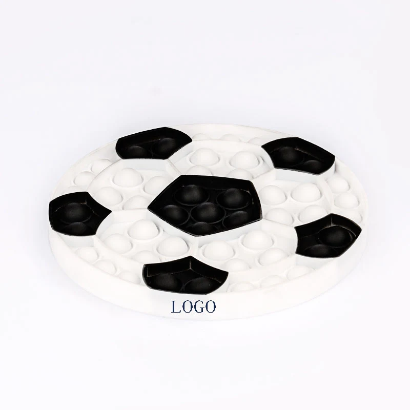 Football Shape Push Pop Bubble Fidget Silicone Stress Reliever Toy for Kids/Adults/Children 1