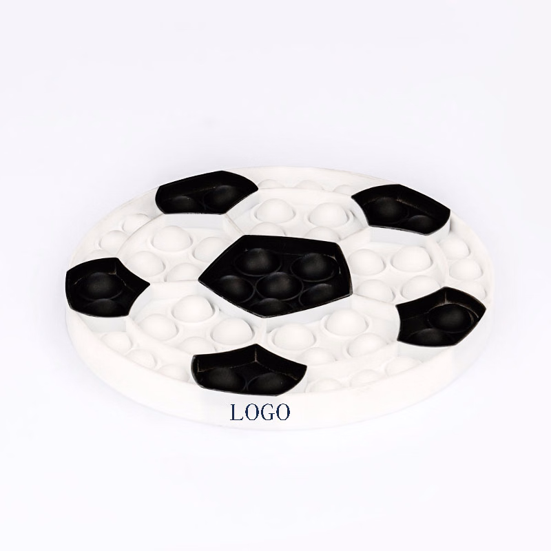 Football Shape Push Pop Bubble Fidget Silicone Stress Reliever Toy for Kids/Adults/Children