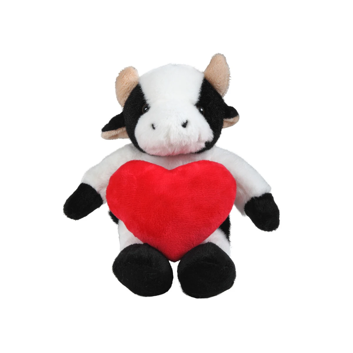 soft plush Cow with heart 1