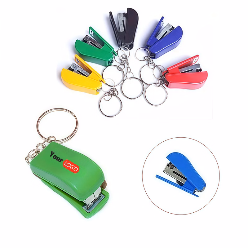 Mini Stapler with Keychain