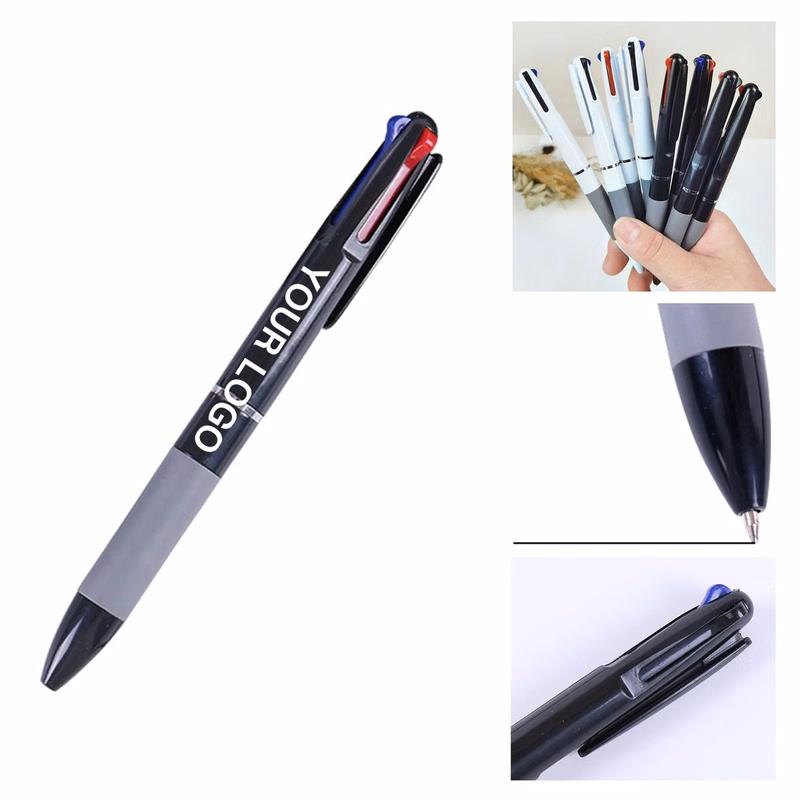 Plastic Multi Ink Comfortable Grip Pen