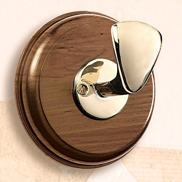 Nautical cloth Hanger in Brass Bollard Shape