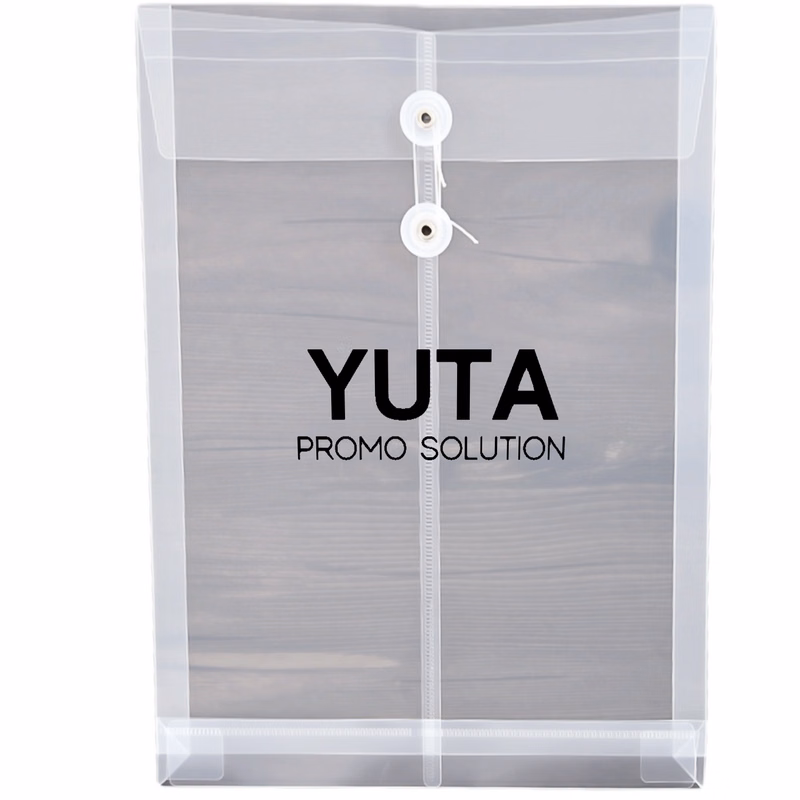 A4 PP Waterproof Document Folder w/ Twist Tie Closure