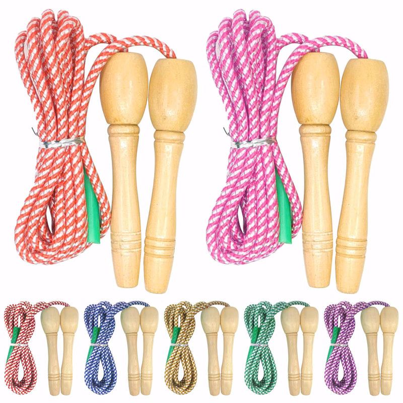 100" Wooden Handle Skipping Rope