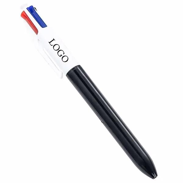 4-in-1 Retractable Ballpoint Pens for Office, School and Events