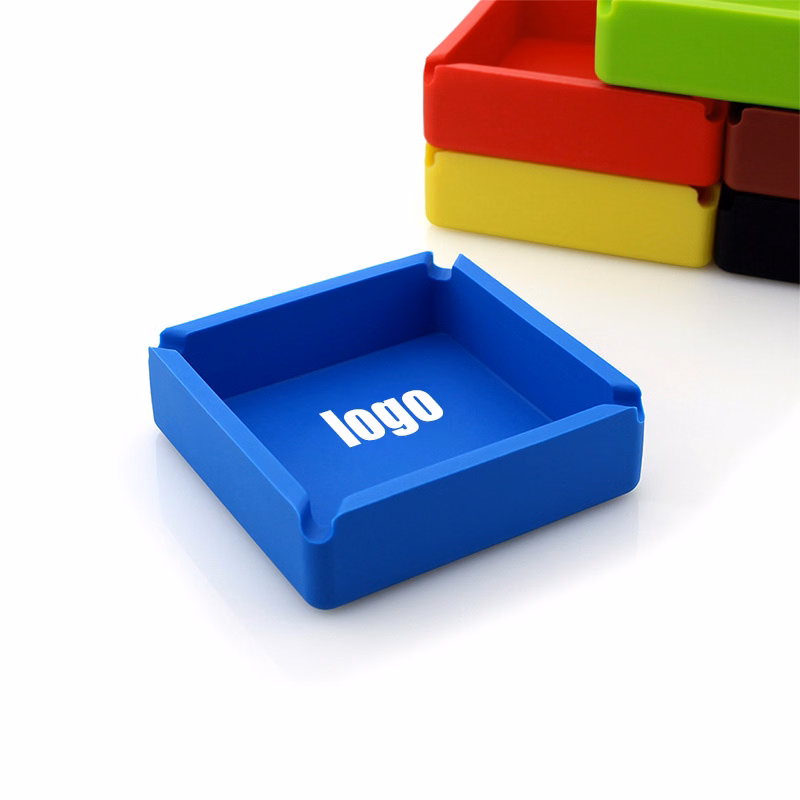 simple thickened anti-shatter silicone ashtray