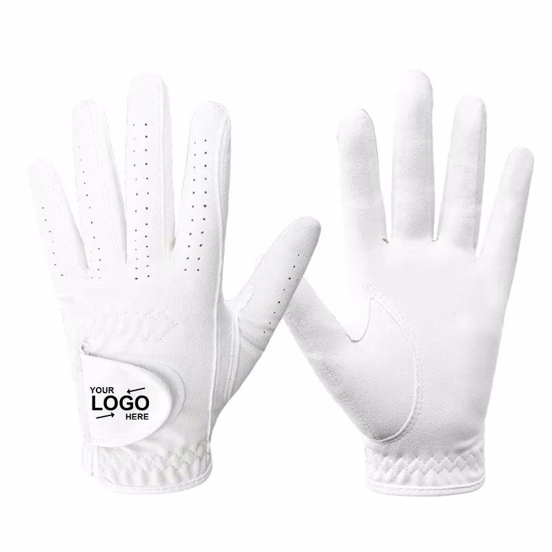 White Breathable Golf Gloves