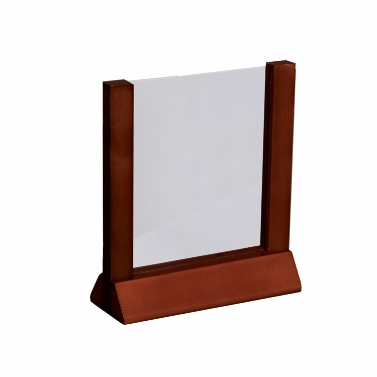 Wood Countertop Sign Holder - 5w x 7h