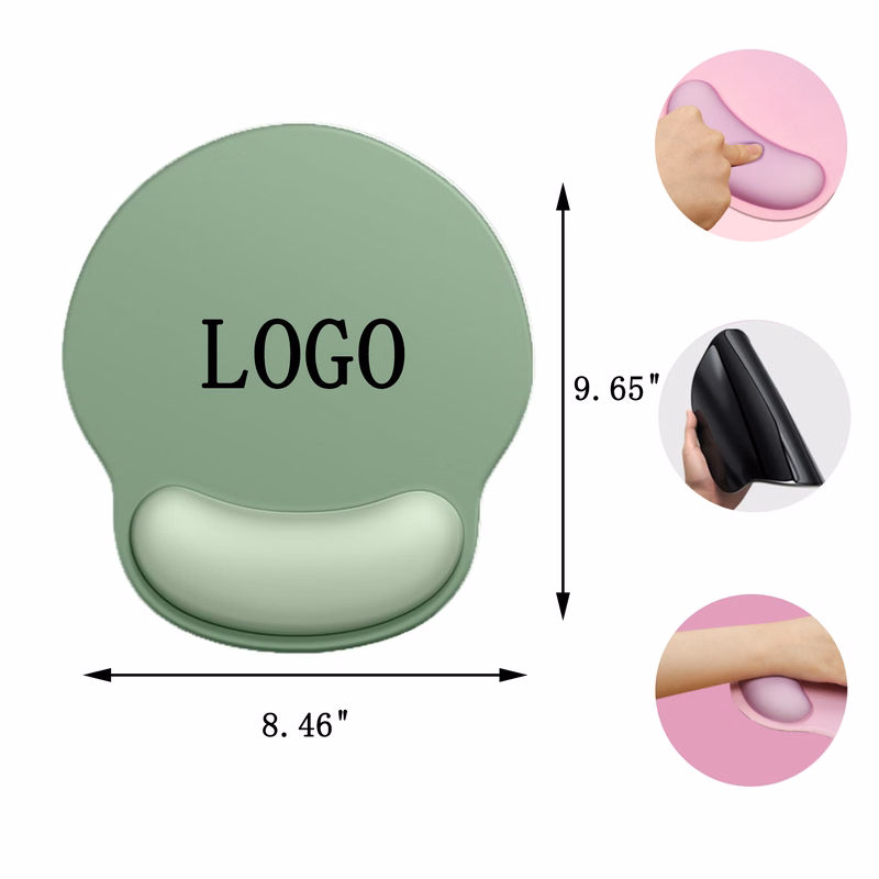Custom Pantone Color Wrist Rest Silicone Mouse Pad