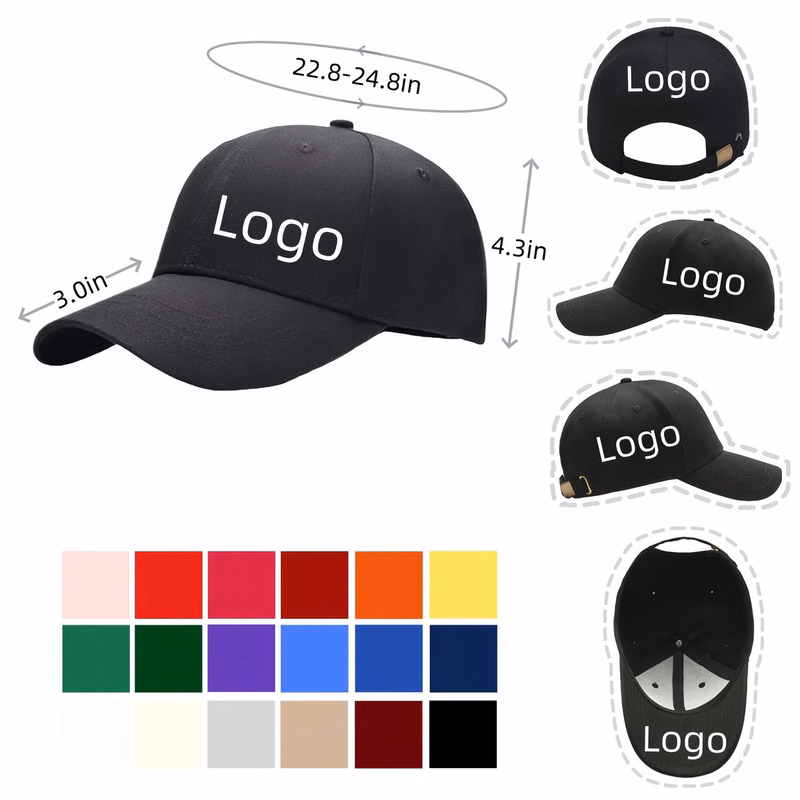 Pure Cotton Adjustable Classic Baseball Cap