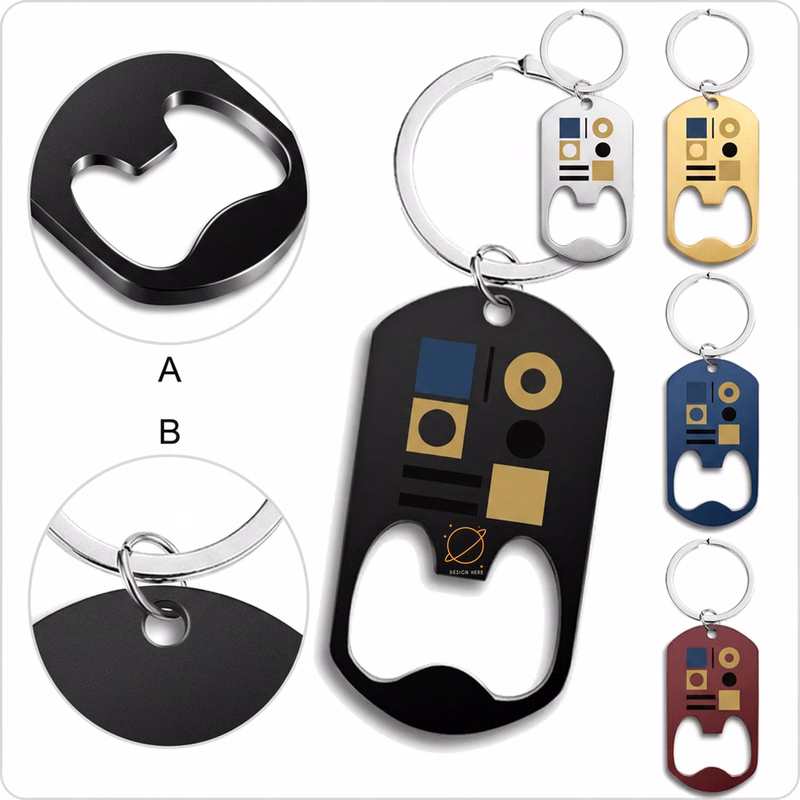 Multi-Functional Bottle Opener Keychain