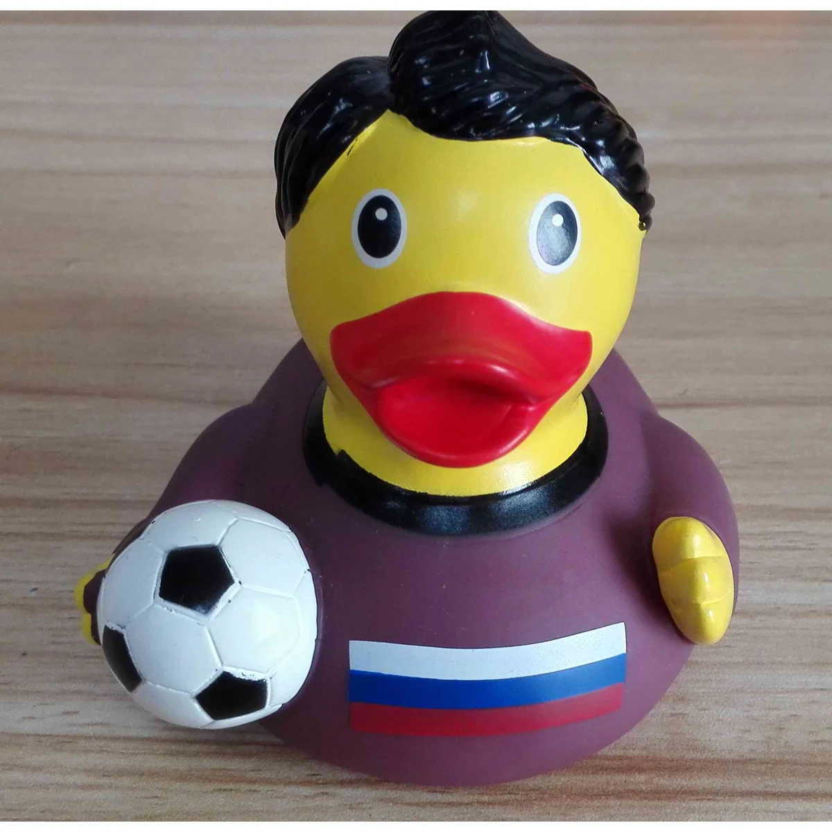 Rubber Soccer Player Duck 1