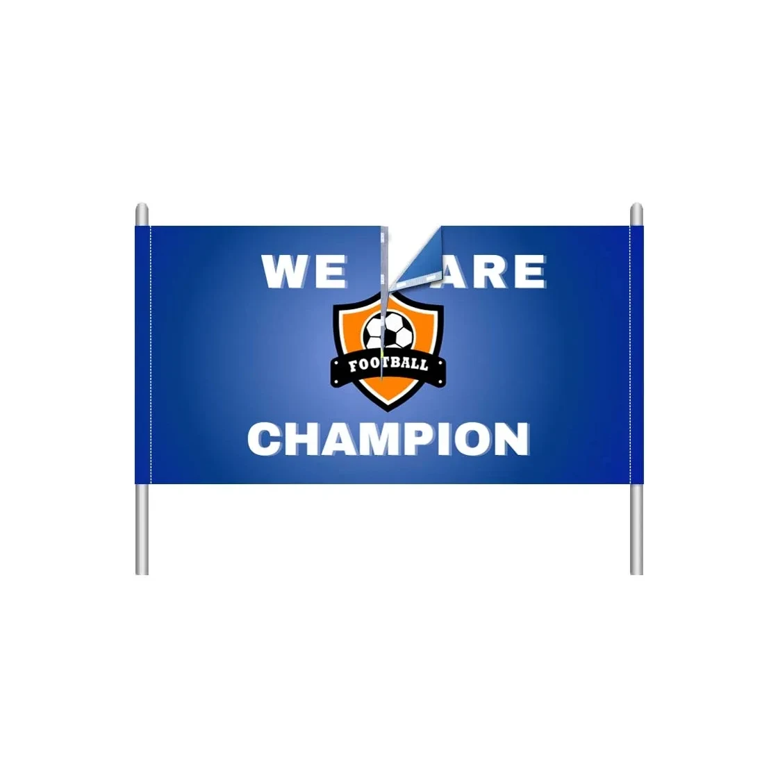 Break Away Banner with Left and Right Pole Pocket (1ft x1ft) 1