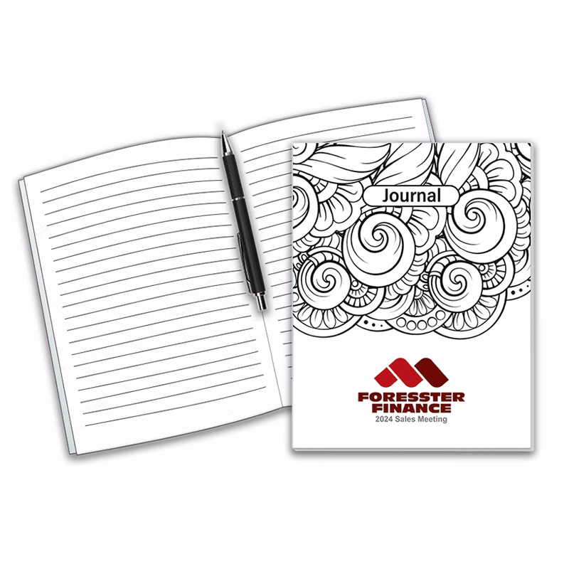 COLORING JOURNAL B00K - 7" x 9" Digest Style