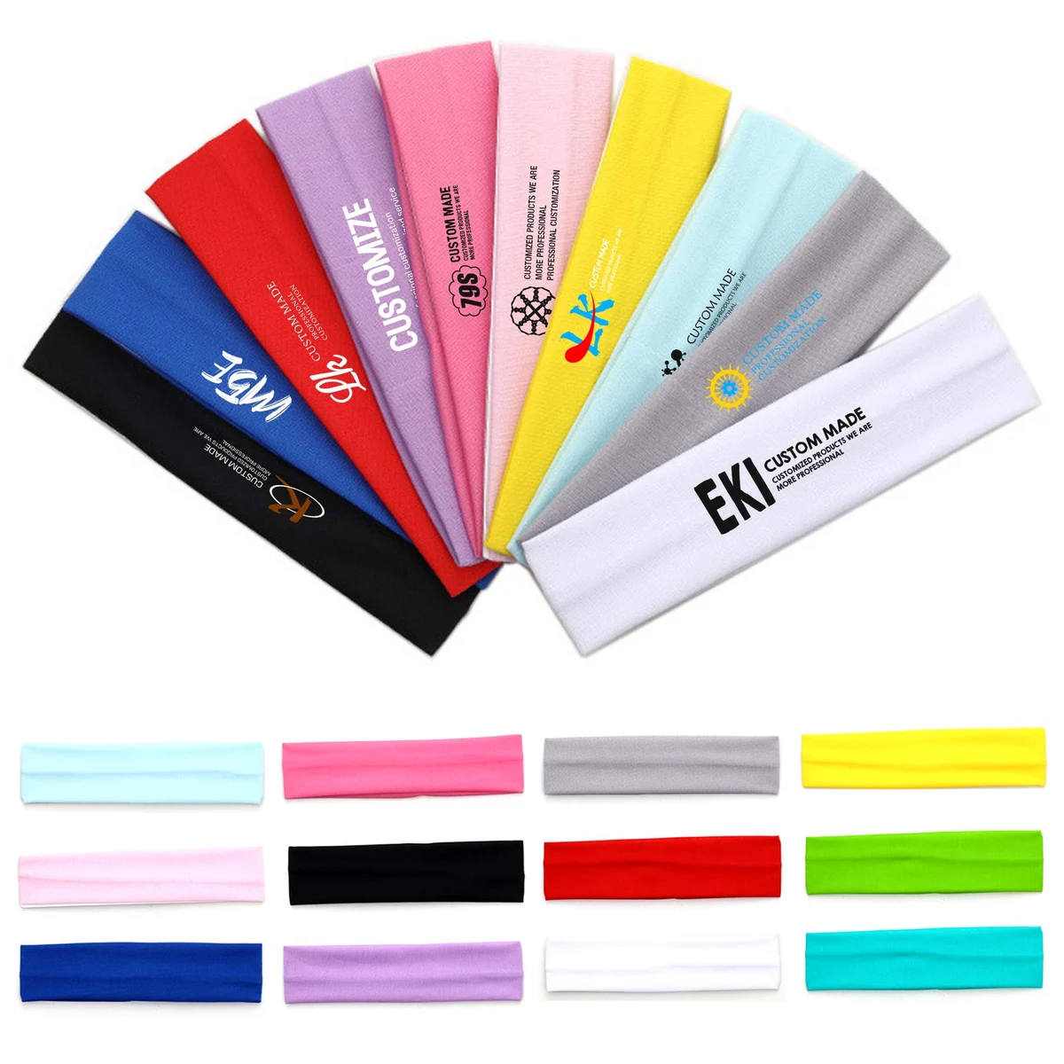 Elastic Sweat & Sports Headbands 1