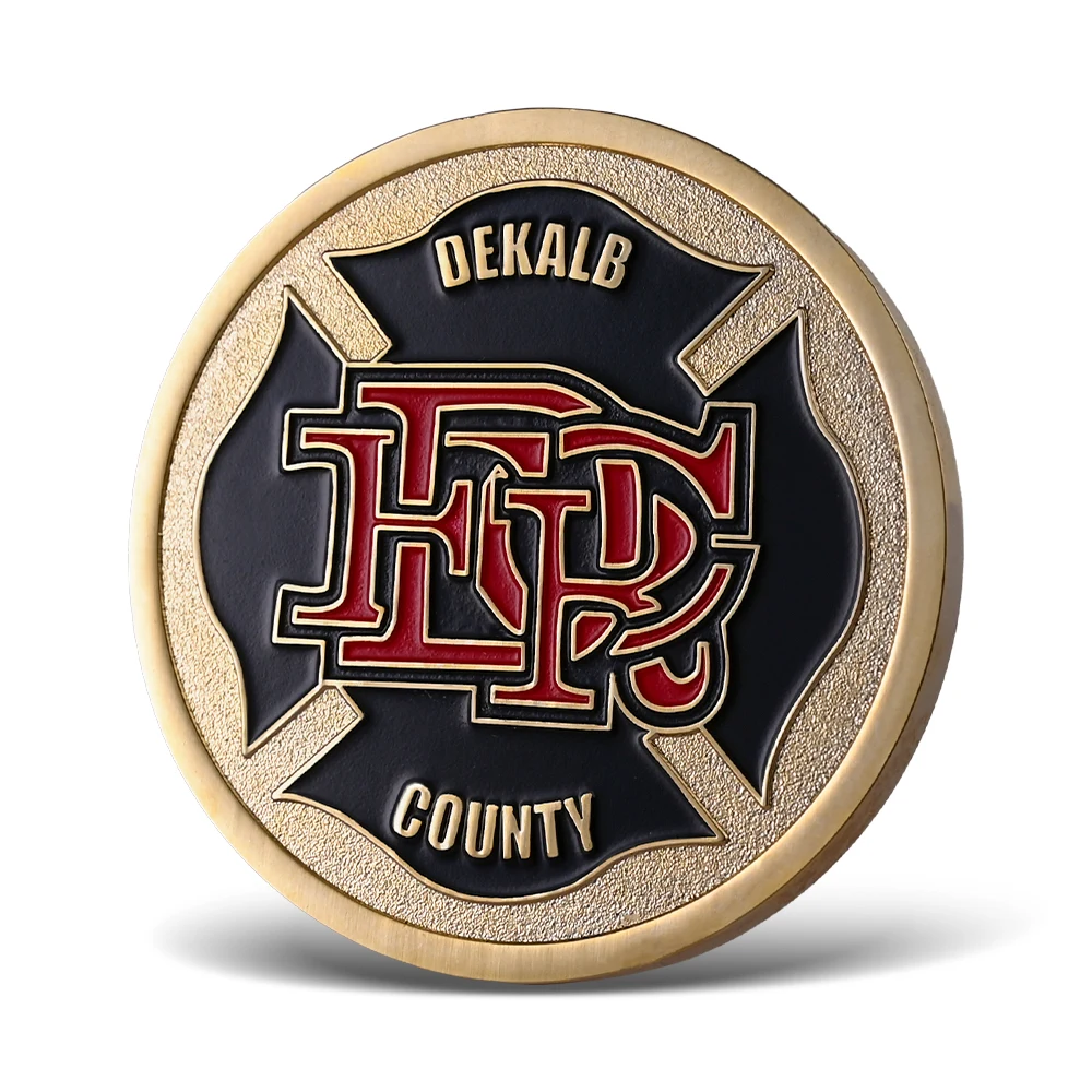 2" Custom Shape Soft Enamel Coin 1