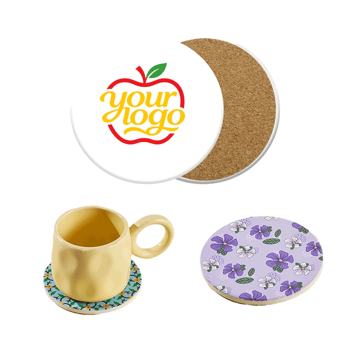 High-Fired Ceramic Coaster 1