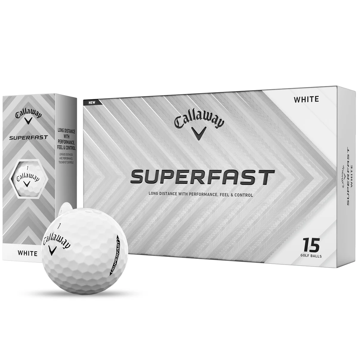 Callaway SuperFast Golf Balls 15-Ball Pack 1