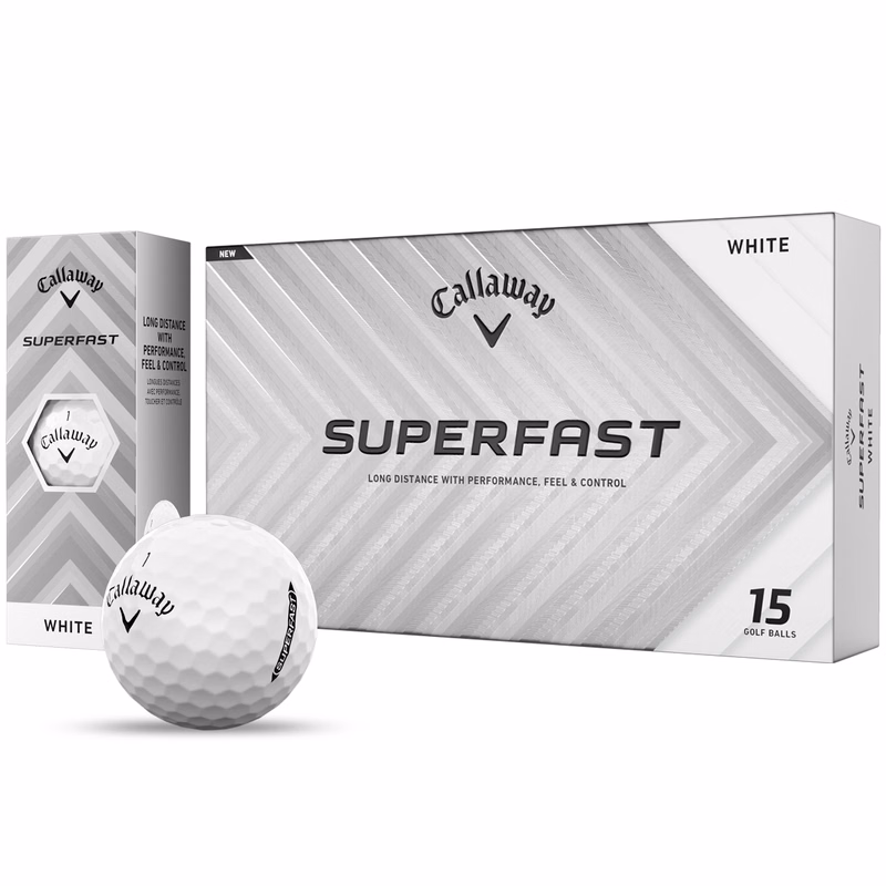 Callaway SuperFast Golf Balls 15-Ball Pack