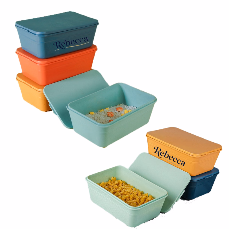 Customized wheat straw lunch box
