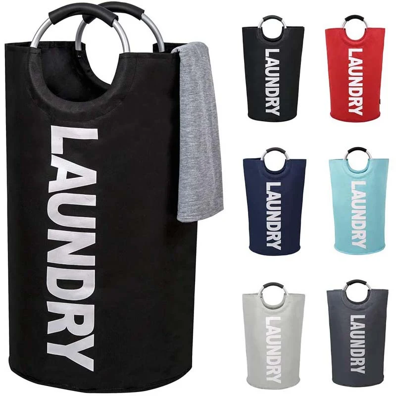 Big Capacity Dirty Clothes Hamper with Handle 1