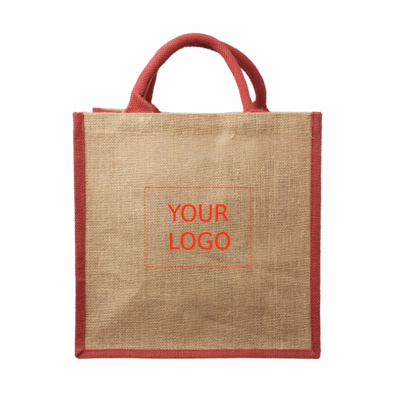 Laminated Jute Tote Bag