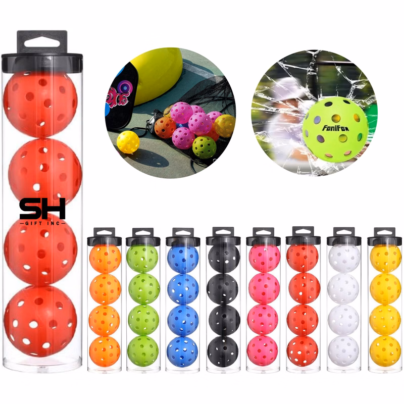 4pcs Official Pickleballs Set