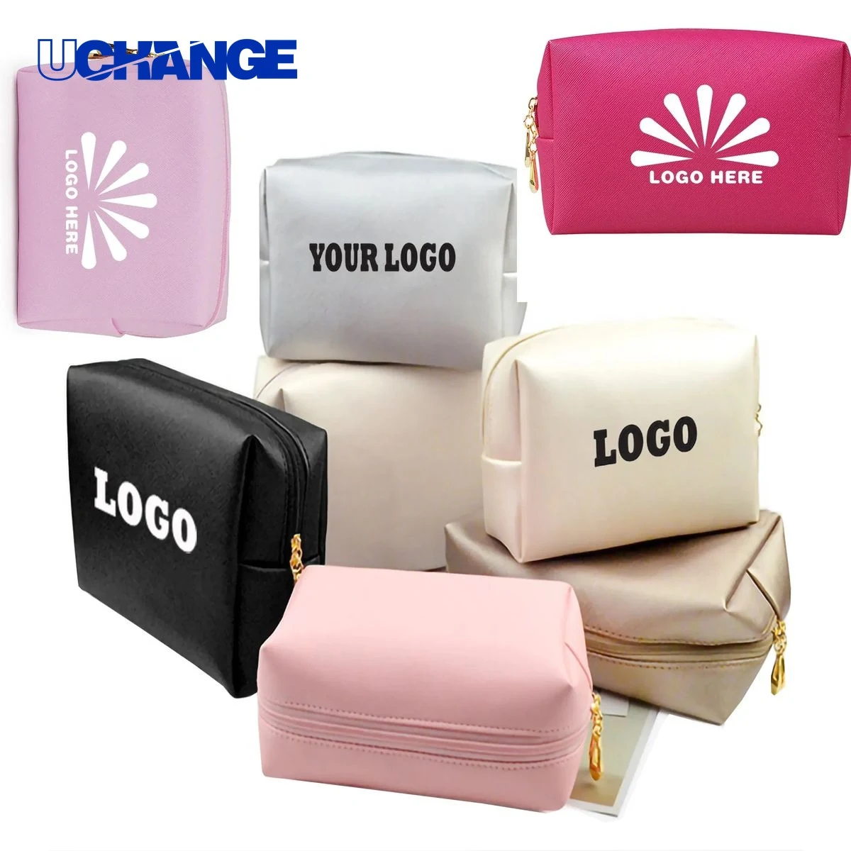 PU Leather Waterproof Travel Cosmetic Bag 1