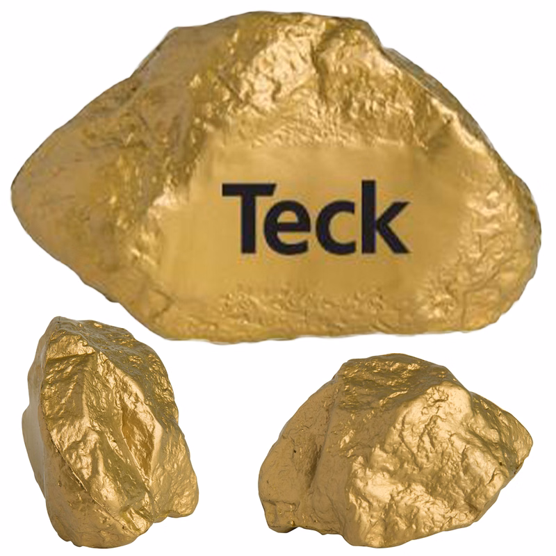Rock (Gold) Stress Reliever