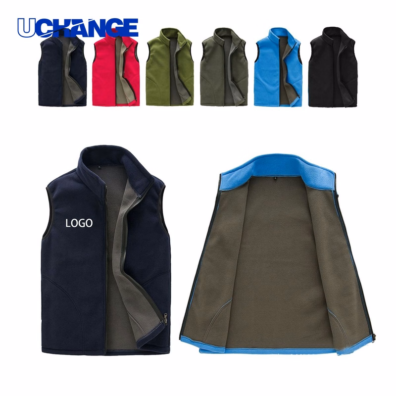 Custom Logo Fleece Vest