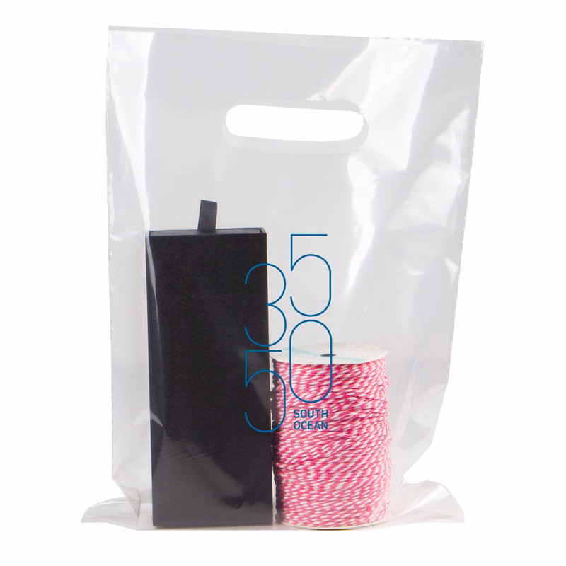 Clear Die Cut Merch Bag