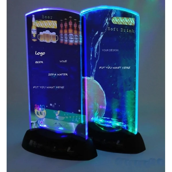 Custom LED Menu Holder 1