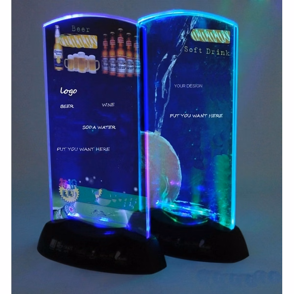 Custom LED Menu Holder