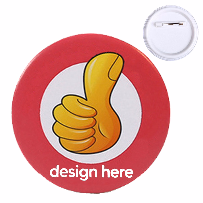 Reusable Name Tinplate Tag Pin
