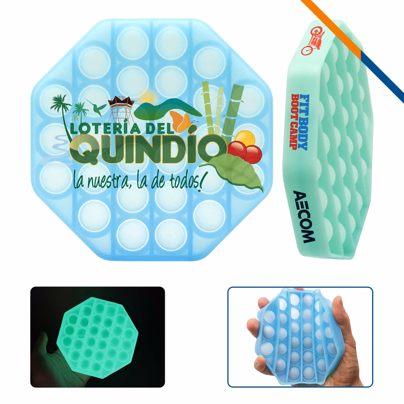 Luminous Octagon Push Pop Bubble