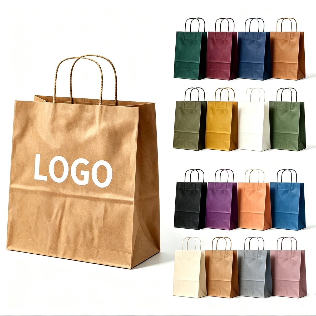 Eco Friendly Kraft Paper Shopping Bag 1