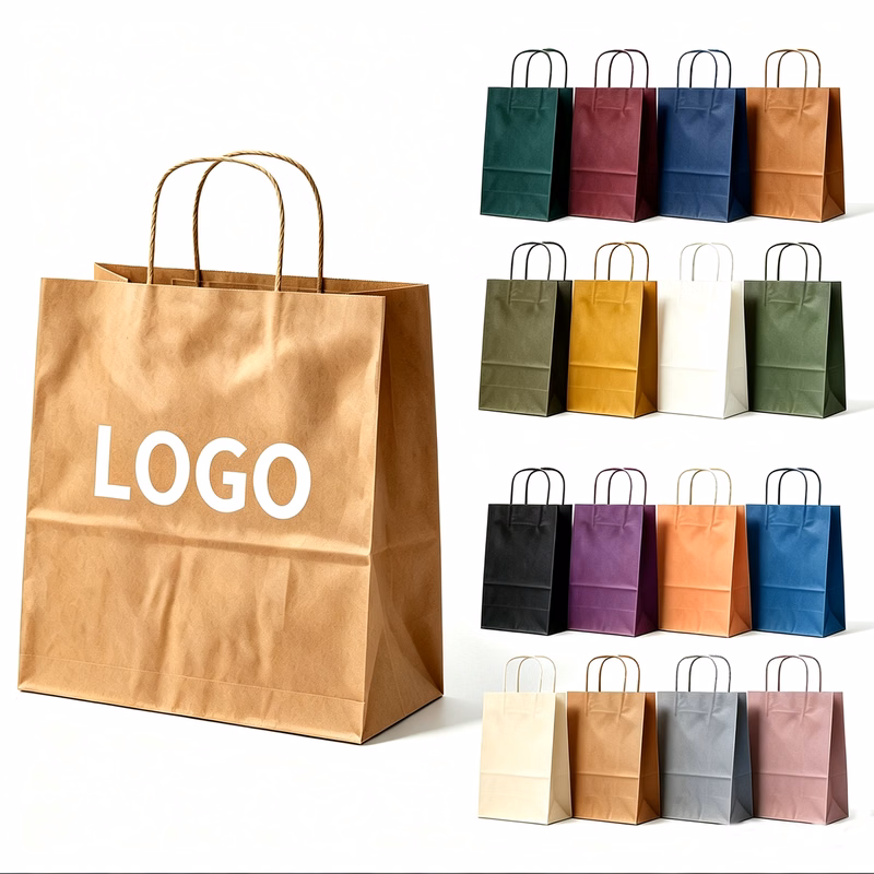Eco Friendly Kraft Paper Shopping Bag