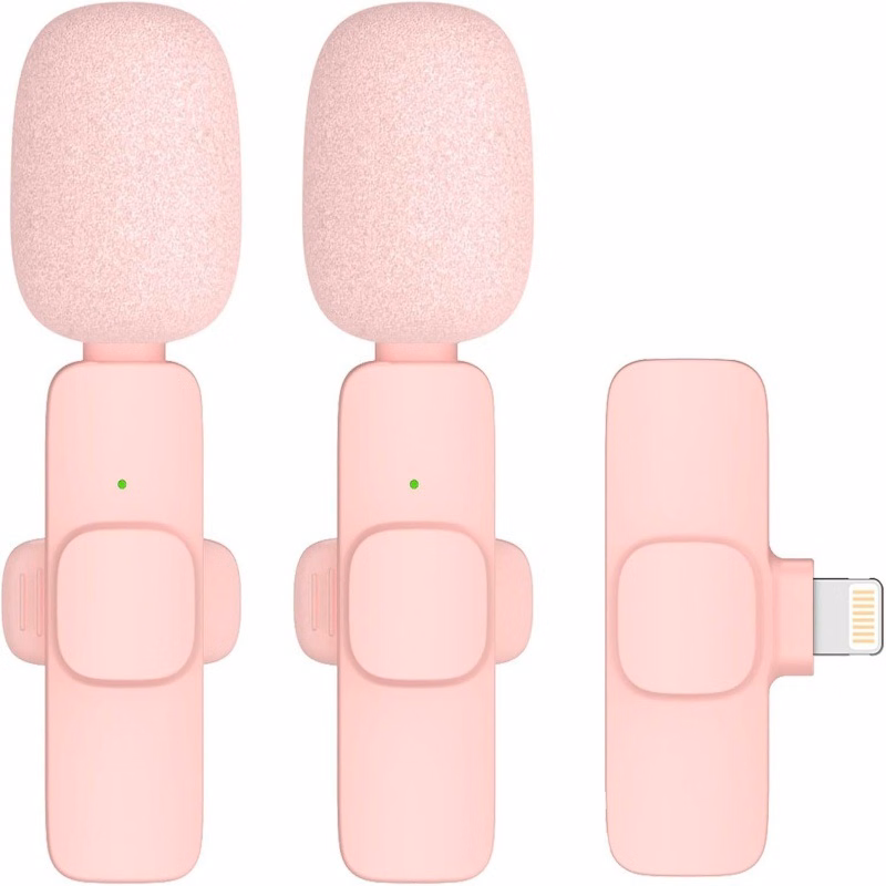 Mini wireless microphone lavalier lapel for video recording
