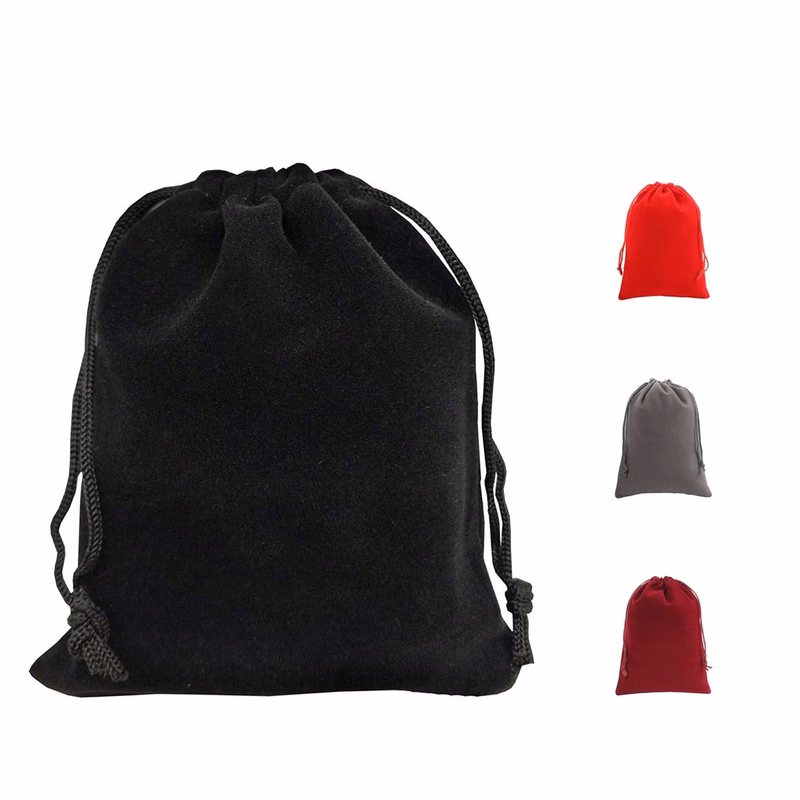 Custom Velvet Drawstring Jewelry Pouch