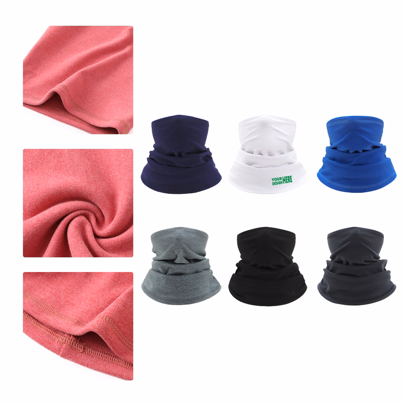 MOQ 50 Winter Outdoor Thermal Neck Warmer Face Mask