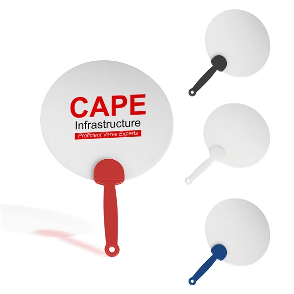 Custom Plastic Hand Fan 1