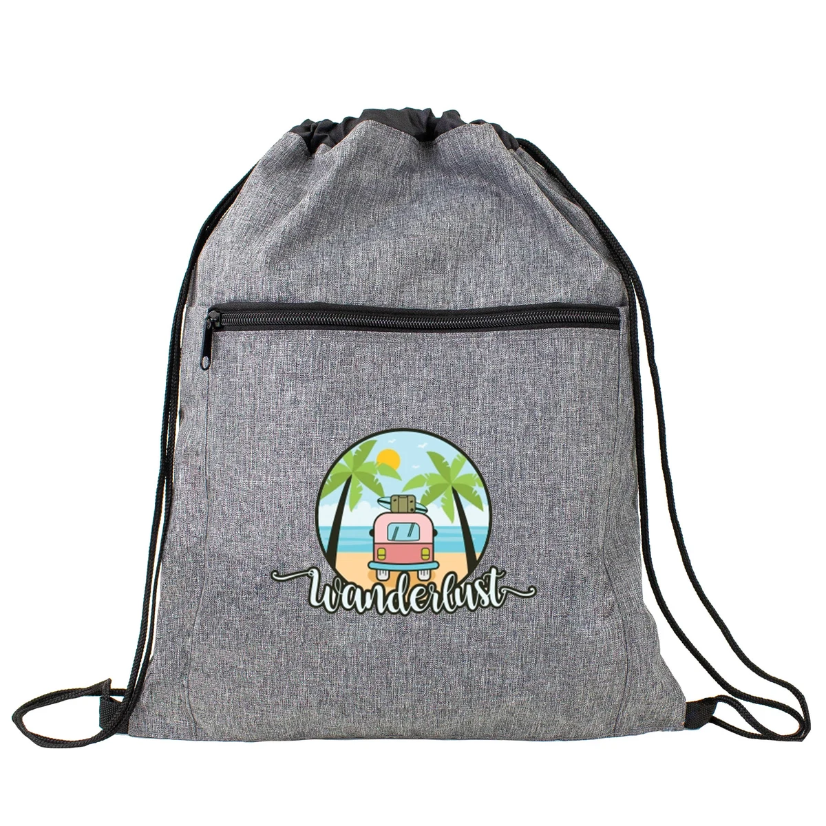 Heather Gray Drawstring 1