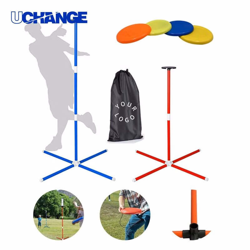 Flying Disc Game Set with Stand