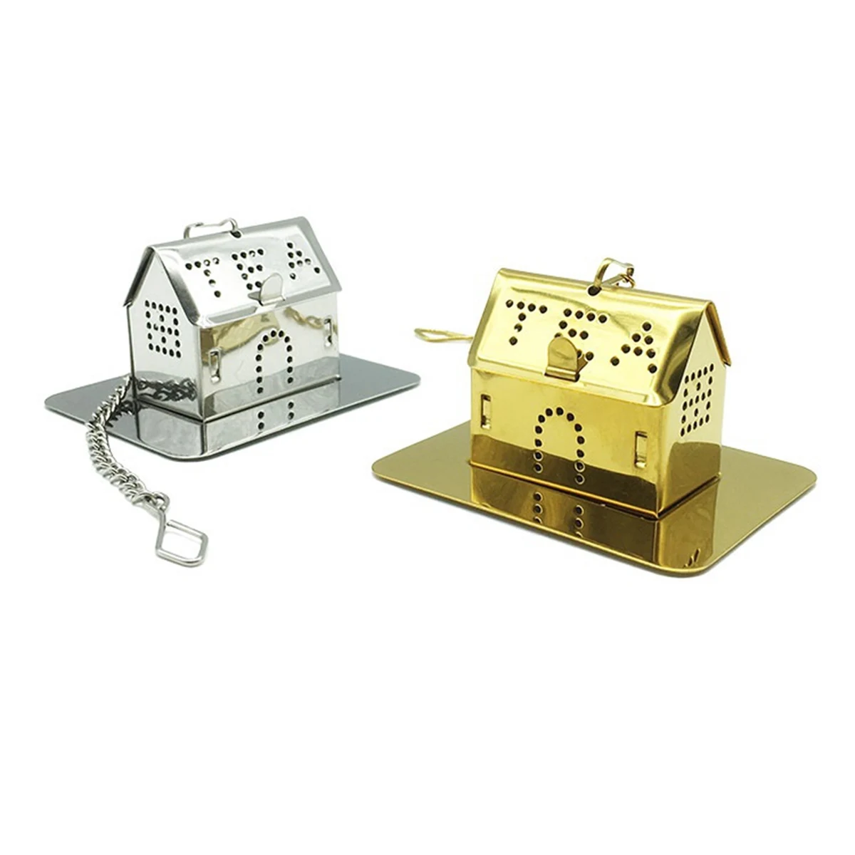 House shaped 304 Stainless Steel Tea Strainer 1