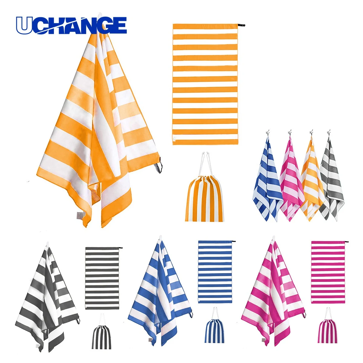 Travel Towel with Pouch Organizer 1